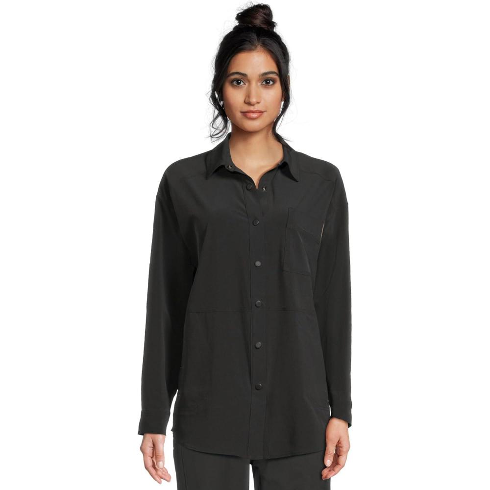 imageprAna Womens Railay Oversized Button DownBlack