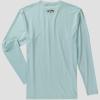 Billabong Men’s All Day Wave Loose Fit Long Sleeve Rashguard 50+ Uv Protection(Coastal Blue)