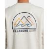 Billabong Men’s Compass Crewneck Sweatshirt(Oatmeal Heather)