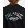Billabong Men’s Short Sands Crewneck Sweatshirt(Black)