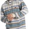 Billabong mens Rancho Henley Pullover Hooded Flannel(Chino)