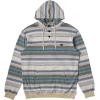 Billabong mens Rancho Henley Pullover Hooded Flannel(Sea Salt)