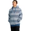 Billabong mens Rancho Henley Pullover Hooded Flannel(Washed Blue)
