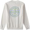 Billabong mens Short Sands Crew Fleece Sweatshirt(Light Grey Heather)