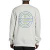 Billabong mens Short Sands Crew Fleece Sweatshirt(Light Grey Heather)