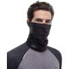 Buff CoolNet UV Neck Gaiter, UPF 50 Sun Protection, Breathable, Versatile, Quick Dry Face Mask, Solid Colors, Adult Size(Black)