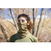 Buff CoolNet UV Neck Gaiter, UPF 50 Sun Protection, Breathable, Versatile, Quick Dry Face Mask, Solid Colors, Adult Size(Military)