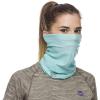 Buff CoolNet UV Neck Gaiter, UPF 50 Sun Protection, Breathable, Versatile, Quick Dry Face Mask, Solid Colors, Adult Size(Pool)