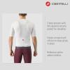 CASTELLI Men’s Espresso Jersey, Quarter Length Sleeve with Breathable Stretch Fabric for Gravel, Cycling & Road Biking(Ivory/Dark Gray)