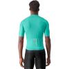 CASTELLI Men’s Espresso Jersey, Quarter Length Sleeve with Breathable Stretch Fabric for Gravel, Cycling & Road Biking(Pool Blue/Dark Gray)