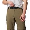 Columbia Mens Silver Ridge Utility Convertible Hiking Pant(Stone Green)