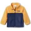 Columbia unisex-baby Steens Mt II Fleece(Raw Honey/Collegiate Navy)
