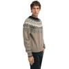 Dale of Norway Sula Men’s Sweaters and Pullovers – Pure Wool Sweaters for Men(Coffee Sand Offwhite)
