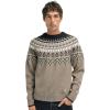 Dale of Norway Sula Men’s Sweaters and Pullovers – Pure Wool Sweaters for Men(Coffee Sand Offwhite)