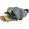EVOC SEAT BAG TOUR saddle bag, Bicycle frame bag for more storage space on the seat post (size: M, 0.7 L storage space, abrasion-resistant, water-repellent, Hypalon reinforcement), Carbon Grey(Carbon Grey)