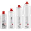 Elite Jet Cycling Water Bottle – 750ml – Clear with Red Logo – High-Flow, Biodegradable, BPA-Free(Black with Grey Logo  750ml)