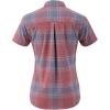 Flylow Women’s Anderson Shirt – Plaid Button-Up Short-Sleeve Shirt for Mountain Biking & Casual Wear(Garnet/Moonstone Plaid)