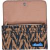 KAVU Islamorada Crossbody Bi Fold Wallet with Rope Strap(Chevron Shore)