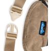 KAVU Snuggy Spectator Belt Bag Fleece Cord Hip Fanny Pack(Pebble Beach)