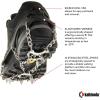 Kahtoola MICROspikes Footwear Traction for Winter Trail Hiking & Ice Mountaineering(Black)