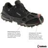 Kahtoola MICROspikes Footwear Traction for Winter Trail Hiking & Ice Mountaineering(Black)