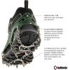 Kahtoola MICROspikes Footwear Traction for Winter Trail Hiking & Ice Mountaineering(Forest Green)