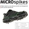 Kahtoola MICROspikes Footwear Traction for Winter Trail Hiking & Ice Mountaineering(Forest Green)