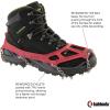 Kahtoola MICROspikes Footwear Traction for Winter Trail Hiking & Ice Mountaineering(Red)