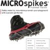 Kahtoola MICROspikes Footwear Traction for Winter Trail Hiking & Ice Mountaineering(Red)