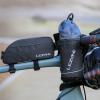 LEZYNE Energy Caddy Bicycle Frame Storage Bag – Water-Resistant Bike Top Tube Organizer with Zipper Closure, 3-Point Attachment(Energy Caddy Xl)