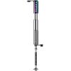LEZYNE Pocket Drive Pro Mini Bicycle Hand Pump, High Pressure 160 PSI, Presta & Schrader with Valve Core Tool, Alloy Bracket Mount, Grip Textured, Easy to Use Bike Tire Pump(Neo Metallic Silver)