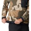 Mountain Hardwear Men’s First Tracks Fleece Pullover Hoody(Badlands Snowdrifts Print)