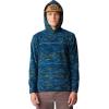 Mountain Hardwear mens Microchill™ Hoody(Dark Caspian Stria Print)