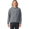 Mountain Hardwear mens Novelty Microchill Hoody(Foil Grey Heather)