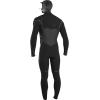 O’NEILL, Psycho Tech 5.5/4mm Hooded Chest-Zip Full Wetsuit – Men’s(Black/Black)