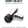 Portland Design Works Shiny Object CO2 Inflator – Bike Tire Inflator, Bicycle Accessories(Inflator Only)