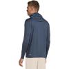 Quiksilver Men’s DNA Logo Long Sleeve Hooded Surf Tee(Navy Heather)