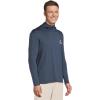 Quiksilver Men’s DNA Logo Long Sleeve Hooded Surf Tee(Navy Heather)