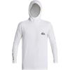 Quiksilver Mens Everyday Surf Tee Hoodie(White)