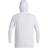 Quiksilver Mens Everyday Surf Tee Hoodie(White)