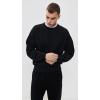 REIGNING CHAMP Men’s Midweight Terry Relaxed Crewneck(Black)