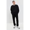 REIGNING CHAMP Men’s Midweight Terry Relaxed Crewneck(Black)