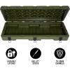 ROAM Rugged Cargo Box – Heavy Duty Roof-Mounted Storage Case, Lockable Waterproof Camping Gear Organizer, Truck Bed Storage Bin, Adventure Ready Overland Gear for Off-Road Travel(OD Green)