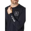 RVCA Men’s Long Sleeve Surf Shirt(Black)