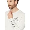 RVCA Men’s Long Sleeve Surf Shirt(Silver/Bleach)