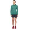 Rab Women’s Sonic Hoody Lightweight Breathable Baselayer Shirt for Hiking & Trail Running(Eucalyptus)