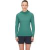 Rab Women’s Sonic Hoody Lightweight Breathable Baselayer Shirt for Hiking & Trail Running(Eucalyptus)