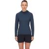Rab Women’s Sonic Hoody Lightweight Breathable Baselayer Shirt for Hiking & Trail Running(Tempest Blue)
