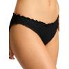 Seafolly Women’s Standard Hipster Full Coverage Bikini Bottom Swimsuit(Daydreamer Black)