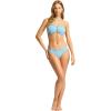 Seafolly Women’s Standard Hipster Full Coverage Bikini Bottom Swimsuit(Daydreamer Powder Blue)